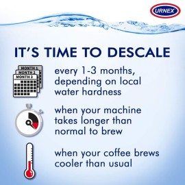 Urnex Dezcal Coffee and Espresso Machine Descaler Activated Scale Remover - 900g Bottle - Fast Effective Descaling Of Boilers and Heating Elements Faucets Spray Heads Milk Systems Urnex Dezcal Coffee and Espresso Machine Descaler Activated Scale Remover - 900g Bottle - Fast Effective Descaling Of Boilers and Heating Elements Faucets Spray Heads Milk Systems