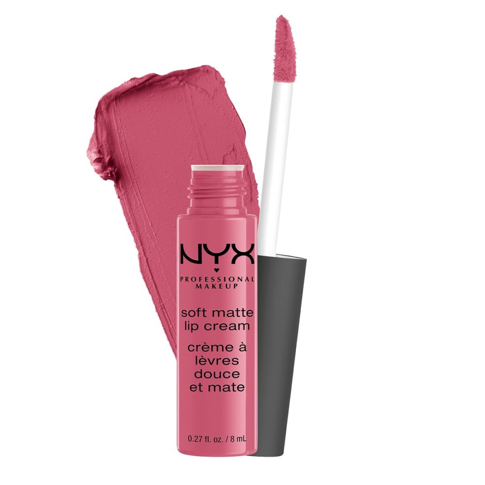 NYX PROFESSIONAL MAKEUP Soft Matte Lip Cream, Lightweight Liquid Lipstick - Milan (Dark Pink-Brown) NYX PROFESSIONAL MAKEUP Soft Matte Lip Cream, Lightweight Liquid Lipstick - Milan (Dark Pink-Brown)