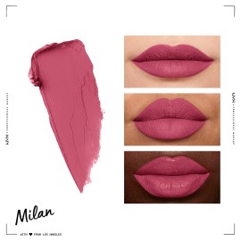 NYX PROFESSIONAL MAKEUP Soft Matte Lip Cream, Lightweight Liquid Lipstick - Milan (Dark Pink-Brown) NYX PROFESSIONAL MAKEUP Soft Matte Lip Cream, Lightweight Liquid Lipstick - Milan (Dark Pink-Brown)