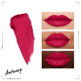 NYX PROFESSIONAL MAKEUP Soft Matte Lip Cream, Lightweight Liquid Lipstick - Antwerp (Mid-Tone Yellow-Toned Pink)