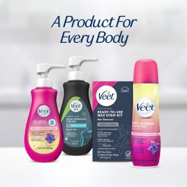 VEET Ready-To-Use Waxing Kit For Women | Wax Strips For Body Hair Removal, Wax Kit For Ingrown Hair Treatment, Personal Care Product, Hair Remover | 40ct Waxing Strips, 4ct Body Wipes VEET Ready-To-Use Waxing Kit For Women | Wax Strips For Body Hair Removal, Wax Kit For Ingrown Hair Treatment, Personal Care Product, Hair Remover | 40ct Waxing Strips, 4ct Body Wipes