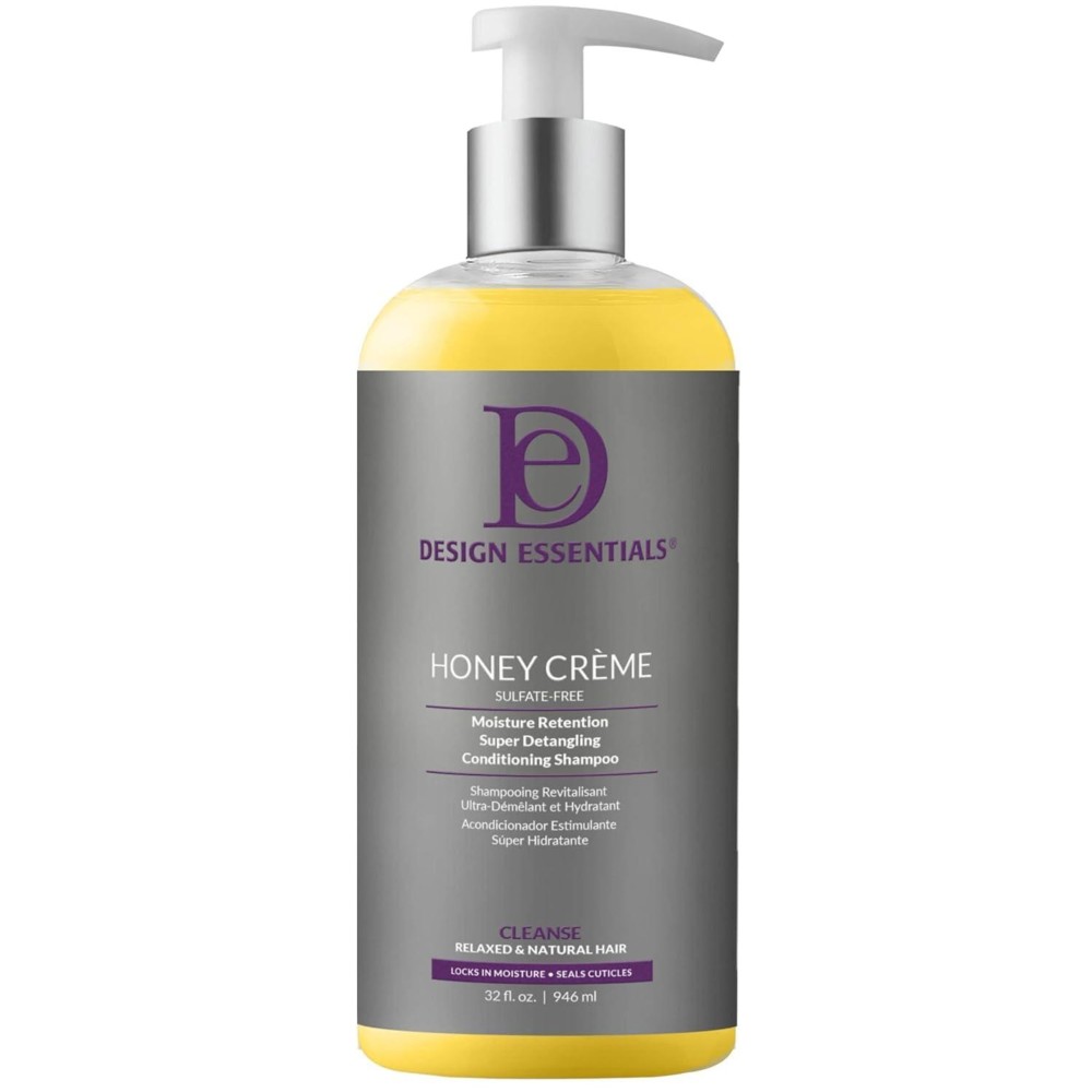 Design Essentials Honey Creme Moisture Retention Super Detangling Conditioning Shampoo, Sulfate Free for Moisturizing and Strengthening Hair, 32 Fl Oz (Pack of 1) Design Essentials Honey Creme Moisture Retention Super Detangling Conditioning Shampoo, Sulfate Free for Moisturizing and Strengthening Hair, 32 Fl Oz (Pack of 1)