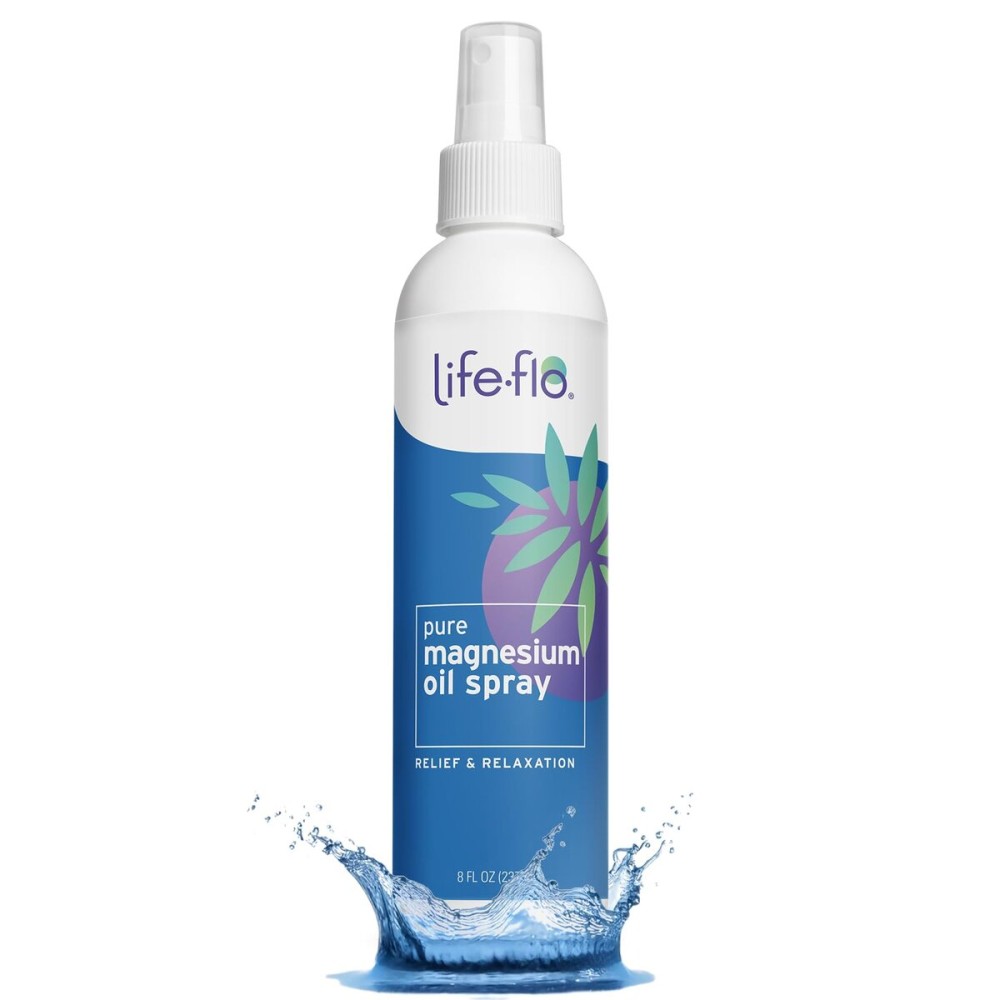 Life-Flo Pure Magnesium Oil for Feet and Body - 100% Pure Magnesium Spray from The Ancient Zechstein Seabed - Magnesium Oil Spray for Feet, Relaxing & Rejuvenating Muscles & Joints - 8 oz Life-Flo Pure Magnesium Oil for Feet and Body - 100% Pure Magnesium Spray from The Ancient Zechstein Seabed - Magnesium Oil Spray for Feet, Relaxing & Rejuvenating Muscles & Joints - 8 oz
