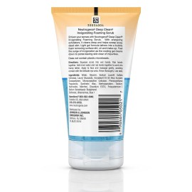 Neutrogena Deep Clean Invigorating Foaming Facial Scrub with Glycerin, Cooling & Exfoliating Gel Face Wash to Remove Dirt, Oil & Makeup, 4.2 fl. oz Neutrogena Deep Clean Invigorating Foaming Facial Scrub with Glycerin, Cooling & Exfoliating Gel Face Wash to Remove Dirt, Oil & Makeup, 4.2 fl. oz