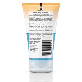 Neutrogena Deep Clean Invigorating Foaming Facial Scrub with Glycerin, Cooling & Exfoliating Gel Face Wash to Remove Dirt, Oil & Makeup, 4.2 fl. oz Neutrogena Deep Clean Invigorating Foaming Facial Scrub with Glycerin, Cooling & Exfoliating Gel Face Wash to Remove Dirt, Oil & Makeup, 4.2 fl. oz