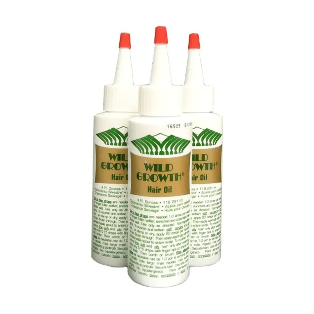 Wild Growth Hair Oil 3pcs x 4oz Wild Growth Hair Oil 3pcs x 4oz