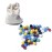 WE Games Replacement Glass Marbles - 60 Count for Chinese Checkers - Colored Game Pieces for Board Play - Marbles Only