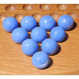 WE Games Replacement Glass Marbles - 60 Count for Chinese Checkers - Colored Game Pieces for Board Play - Marbles Only