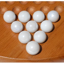 WE Games Replacement Glass Marbles - 60 Count for Chinese Checkers - Colored Game Pieces for Board Play - Marbles Only