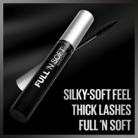 Maybelline Full \'N Soft Waterproof Mascara, Very Black, 1 Count Maybelline Full \'N Soft Waterproof Mascara, Very Black, 1 Count