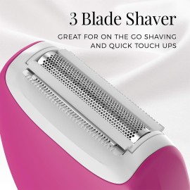 Remington WSF4810US Smooth & Silky On the Go Shaver, Wet/Dry Razor with Hypoallergenic Foil, Color/Design May Vary Remington WSF4810US Smooth & Silky On the Go Shaver, Wet/Dry Razor with Hypoallergenic Foil, Color/Design May Vary