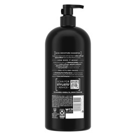 TRESemm Rich Moisture Hydrating Shampoo with Pump for Dry Hair Formulated With Pro Style Technology 39 Fl Oz TRESemm Rich Moisture Hydrating Shampoo with Pump for Dry Hair Formulated With Pro Style Technology 39 Fl Oz