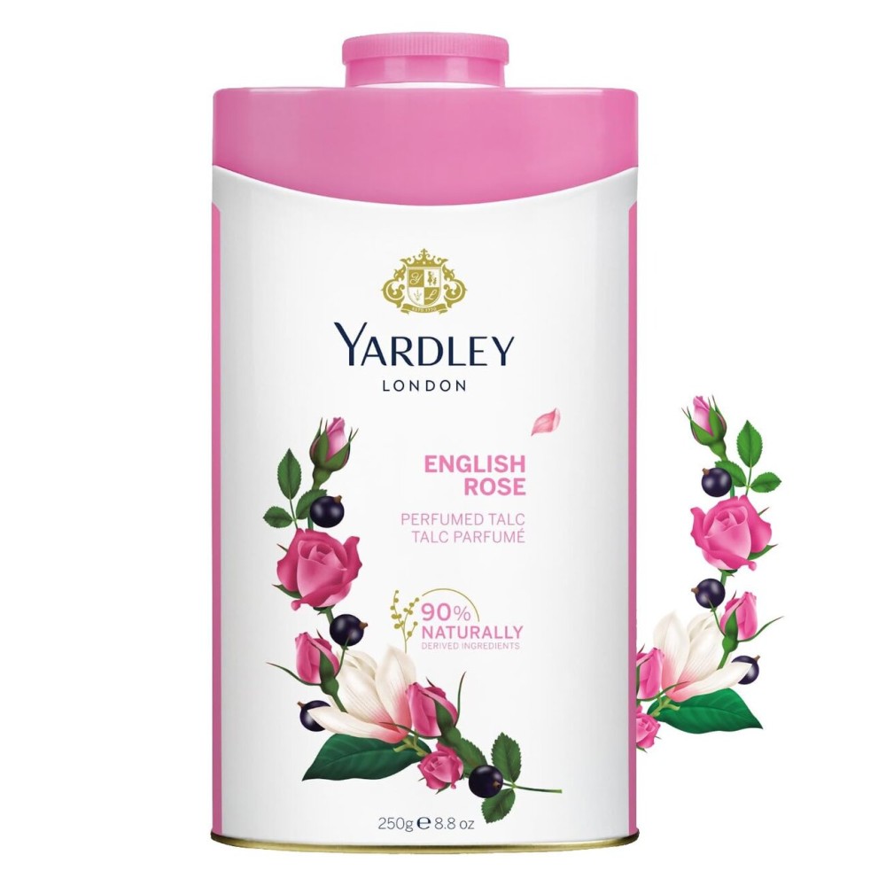 Yardley English Perfumed Talc, Rose Yardley English Perfumed Talc, Rose
