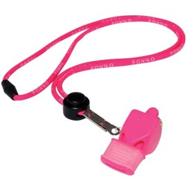 Fox 40 Classic CMG Whistle with Lanyard Referee-Coach, Safety Alert-Pink Fox 40 Classic CMG Whistle with Lanyard Referee-Coach, Safety Alert-Pink