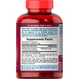 Puritan\'s Pride Doctors Trust Red Yeast Rice 600mg, Dietary Supplement, 240 Rapid Release Capsules Puritan\'s Pride Doctors Trust Red Yeast Rice 600mg, Dietary Supplement, 240 Rapid Release Capsules