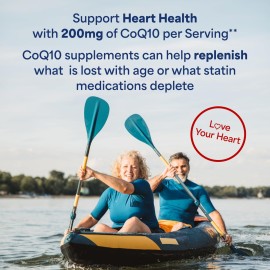 Puritan\'s Pride Coenzyme CoQ10 200mg, Dietary Supplement for Heart Health, Blood Pressure, Oral Gum Health, and Healthy Aging Support, 120 Servings, Rapid Release Softgels Puritan\'s Pride Coenzyme CoQ10 200mg, Dietary Supplement for Heart Health, Blood Pressure, Oral Gum Health, and Healthy Aging Support, 120 Servings, Rapid Release Softgels