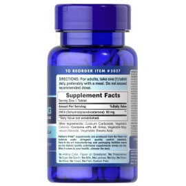 Puritan\'s Pride Youth Guard DHEA for Women and Men 50mg, Dietary Supplement forHealthy Aging, 3 Month Supply, 100 Tablets Puritan\'s Pride Youth Guard DHEA for Women and Men 50mg, Dietary Supplement forHealthy Aging, 3 Month Supply, 100 Tablets