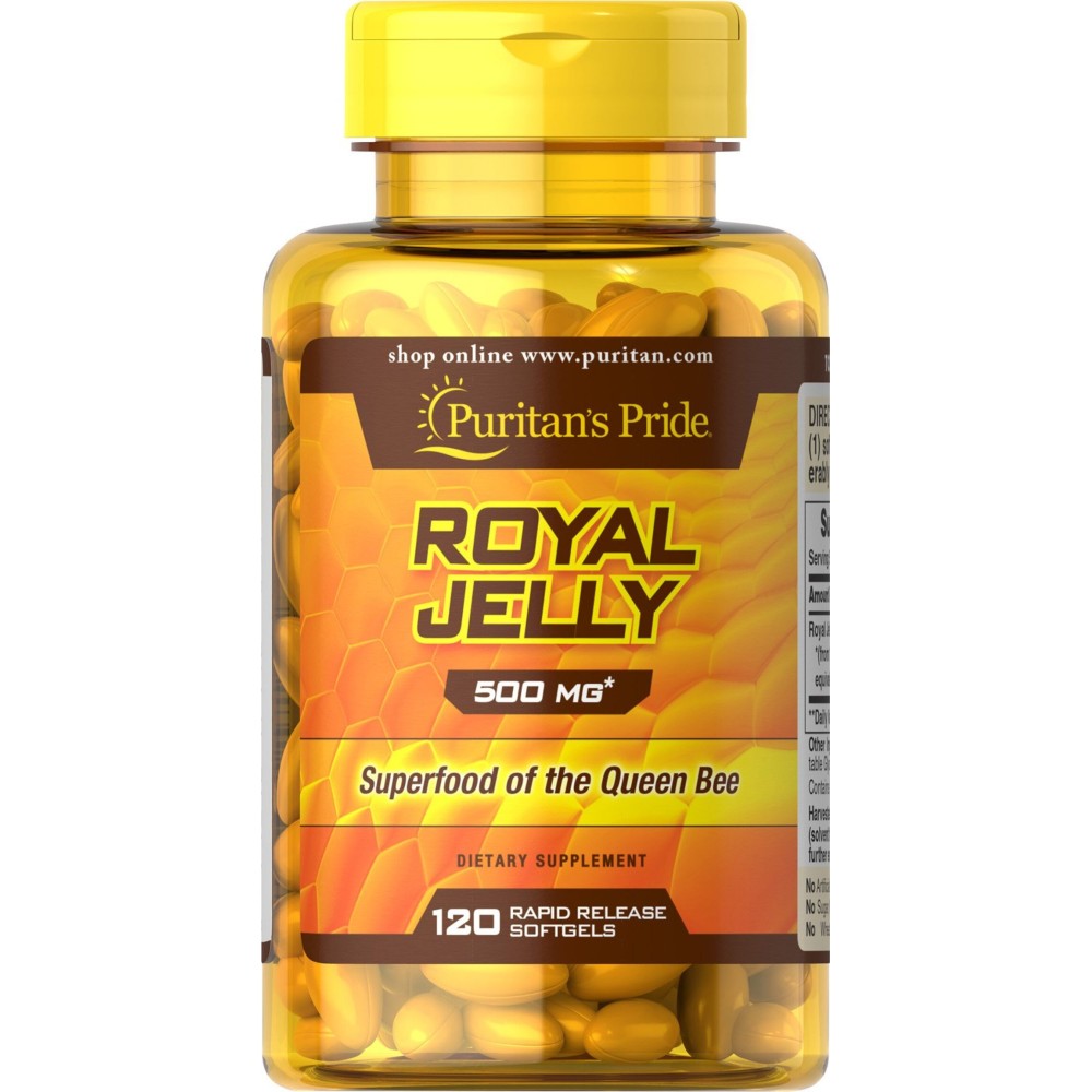 Puritan\'s Pride Royal Jelly 500 mg 120 Softgels Puritan\'s Pride Royal Jelly 500 mg 120 Softgels
