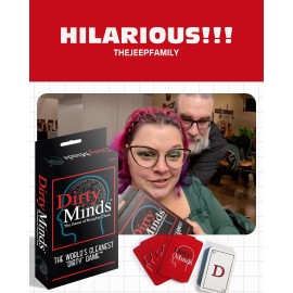 TDC Games Travel Dirty Minds Card Game for Adults, Party Game for Couples Date Night and Bachelorette Parties