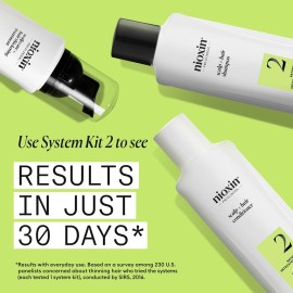 Nioxin Scalp + Hair Thickening System 2 Leave on Treatment | For Natural or Untreated Hair with Progressed Thinning | 3.4 Fl oz. Nioxin Scalp + Hair Thickening System 2 Leave on Treatment | For Natural or Untreated Hair with Progressed Thinning | 3.4 Fl oz.