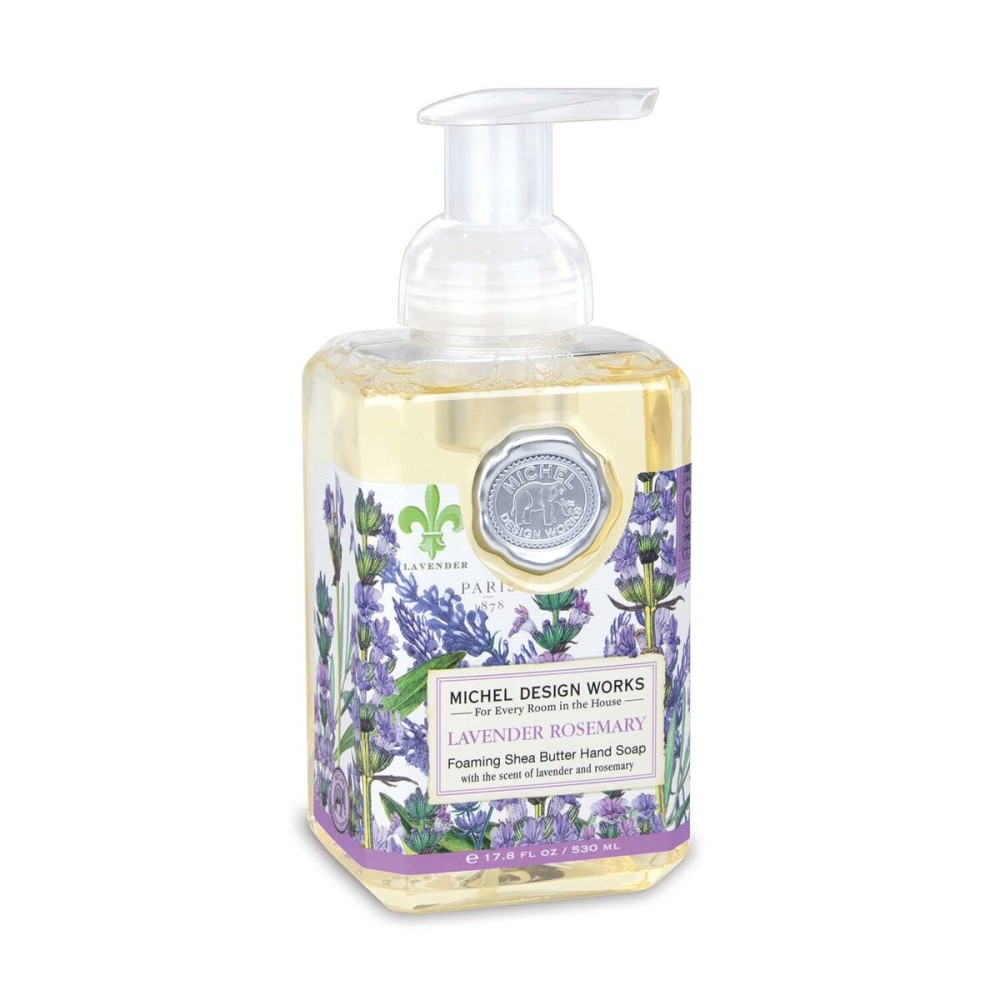 Michel Design Works Foaming Hand Soap, Lavender Rosemary, 17.8 Fl Oz Michel Design Works Foaming Hand Soap, Lavender Rosemary, 17.8 Fl Oz