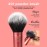Real Techniques Ultra Plush Powder Makeup Brush, For Setting Powder, Bronzer, & Blush, Sheer, Buildable Coverage, Large, Fluffy Powder Brush, Vegan, Cruelty-Free & Synthetic Bristles, 1 Count