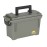 Plano Field Ammo Box, OD Green, Lockable Ammunition Storage Box with Heavy-Duty Carry Handle, Small Plastic Ammo Storage, Water-Resistant Protection, Holds 6-8 Boxes of Ammo
