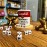 TDC Games Campbell\'s Alphabet Dice Game, Great for Party Favors, for Travel, Camping Family Game Night, Yard Games for Adults and Family