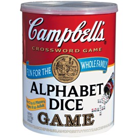 TDC Games Campbell\'s Alphabet Dice Game, Great for Party Favors, for Travel, Camping Family Game Night, Yard Games for Adults and Family TDC Games Campbell\'s Alphabet Dice Game, Great for Party Favors, for Travel, Camping Family Game Night, Yard Games for Adults and Family