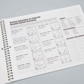 Champro Baseball Score Book (White), 28 pages Champro Baseball Score Book (White), 28 pages