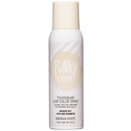 Punky Temporary Hair Color Spray, Siberian White, Fast-Drying, Non-Sticky, Non-Damaging, Travel Size Hair Dye for Instant Vivid Hair Color, 3.5 oz
