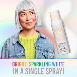 Punky Temporary Hair Color Spray, Siberian White, Fast-Drying, Non-Sticky, Non-Damaging, Travel Size Hair Dye for Instant Vivid Hair Color, 3.5 oz
