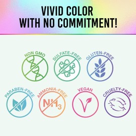 Punky Temporary Hair Color Spray, Siberian White, Fast-Drying, Non-Sticky, Non-Damaging, Travel Size Hair Dye for Instant Vivid Hair Color, 3.5 oz