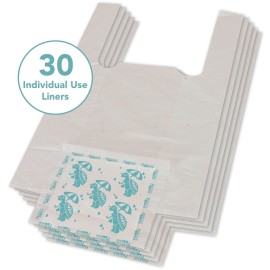 Kalencom Potette Plus Potty Seat Liners - Disposable, Leakproof Liners for Travel Potty Seat - Fragranced to Absorb Odor - 30 Count Kalencom Potette Plus Potty Seat Liners - Disposable, Leakproof Liners for Travel Potty Seat - Fragranced to Absorb Odor - 30 Count