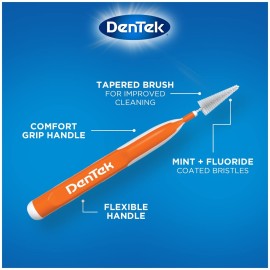DenTek Easy Brush Interdental Cleaners, Standard, 16 Count, (Pack of 2) DenTek Easy Brush Interdental Cleaners, Standard, 16 Count, (Pack of 2)