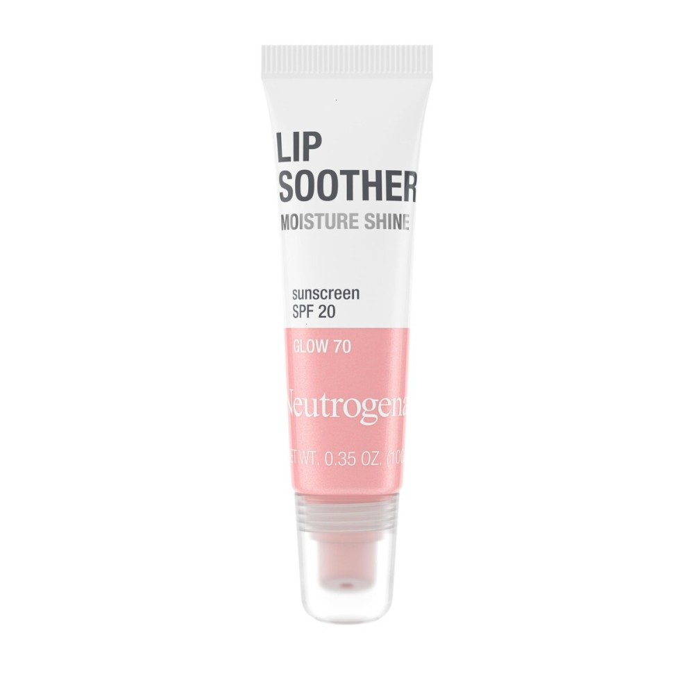 Neutrogena MoistureShine Lip Soother Gloss with SPF 20 Sun Protection, High Gloss Tinted Lip Moisturizer with Hydrating Glycerin and Soothing Cucumber for Dry Lips, Glow 70, .35 oz 2 pack Neutrogena MoistureShine Lip Soother Gloss with SPF 20 Sun Protection, High Gloss Tinted Lip Moisturizer with Hydrating Glycerin and Soothing Cucumber for Dry Lips, Glow 70, .35 oz 2 pack