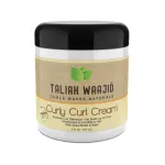 Taliah Waajid Curls Waves Natural - Curly Curl Cream | Extreme Curl Definition Hair Styling Gel | No Build-up or Frizz | 100% Paraben Free | Shea Butter & Sage - 6oz