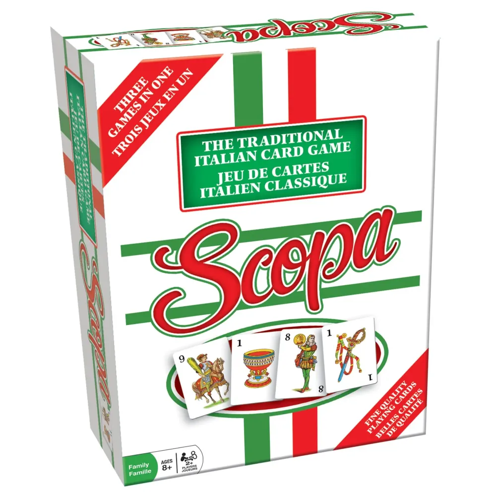 Outset Media : Scopa (Bilingual)- 3 Games in 1, Develops Critical Thinking Skills Outset Media : Scopa (Bilingual)- 3 Games in 1, Develops Critical Thinking Skills