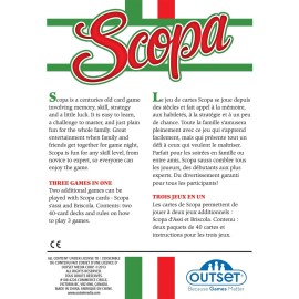 Outset Media : Scopa (Bilingual)- 3 Games in 1, Develops Critical Thinking Skills Outset Media : Scopa (Bilingual)- 3 Games in 1, Develops Critical Thinking Skills