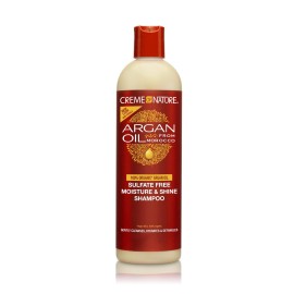 Creme of Nature Argan Oil Shampoo, Moisture & Shine Shampoo, Sulfate Free Hair Care Formula, Nourishes, Hydrates, Detangles, 12 fl. oz.