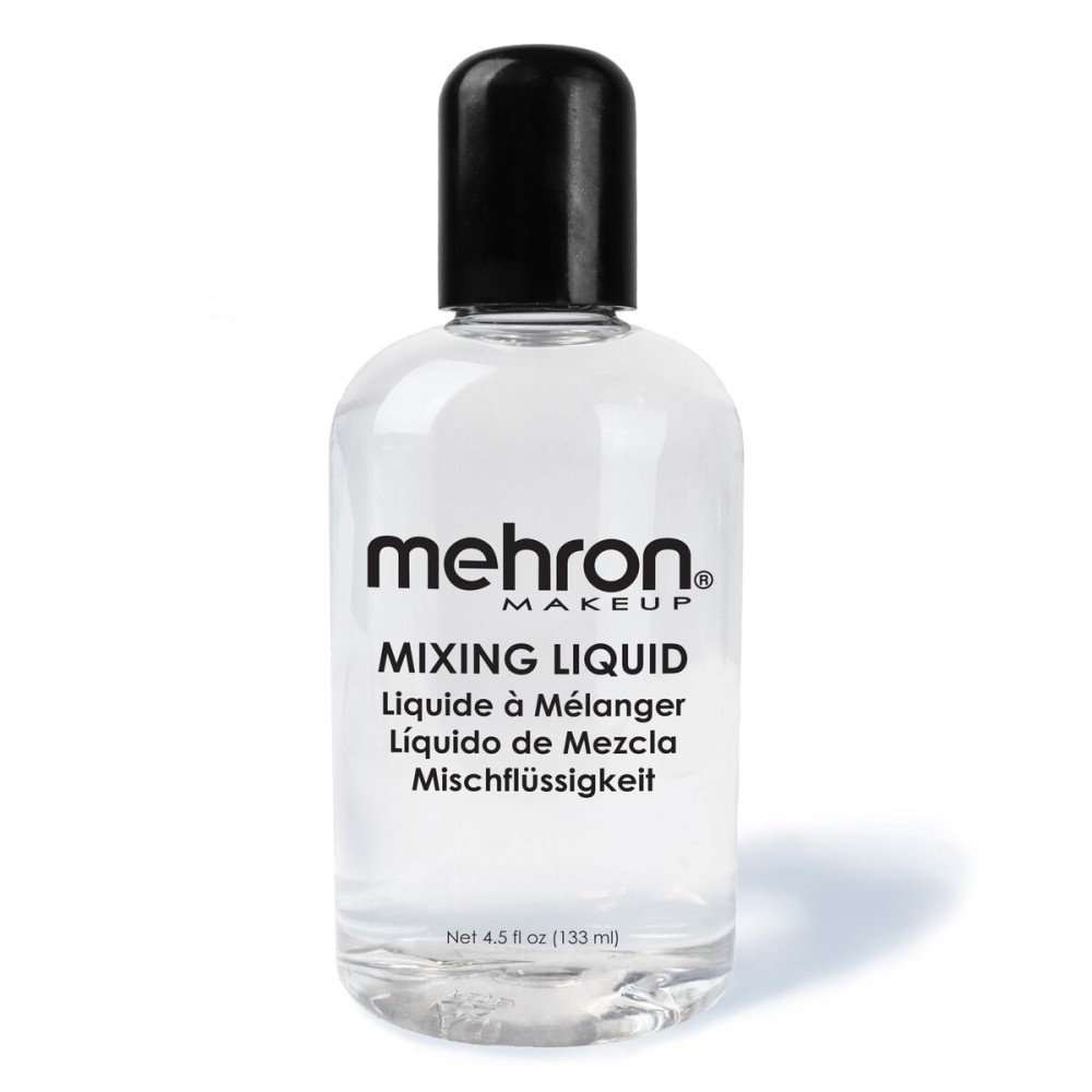 Mehron Makeup Mixing Liquid | Water Resistant For All Day Wear | Multi-Use Makeup Transformer | Eyeliner Mixing Medium | Clear 4.5 fl oz (133 ml) Mehron Makeup Mixing Liquid | Water Resistant For All Day Wear | Multi-Use Makeup Transformer | Eyeliner Mixing Medium | Clear 4.5 fl oz (133 ml)