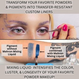 Mehron Makeup Mixing Liquid | Water Resistant For All Day Wear | Multi-Use Makeup Transformer | Eyeliner Mixing Medium | Clear 4.5 fl oz (133 ml) Mehron Makeup Mixing Liquid | Water Resistant For All Day Wear | Multi-Use Makeup Transformer | Eyeliner Mixing Medium | Clear 4.5 fl oz (133 ml)