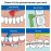 TePe Interdental Brush Angle, Angled Dental Brush for Teeth Cleaning, Pack of 6, 0.7 mm, Medium Gaps, Yellow, Size 4