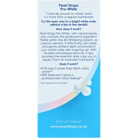 Pearl Drops Daily Pro-White Intensive Whitening Tooth Polish (50ml) Pearl Drops Daily Pro-White Intensive Whitening Tooth Polish (50ml)