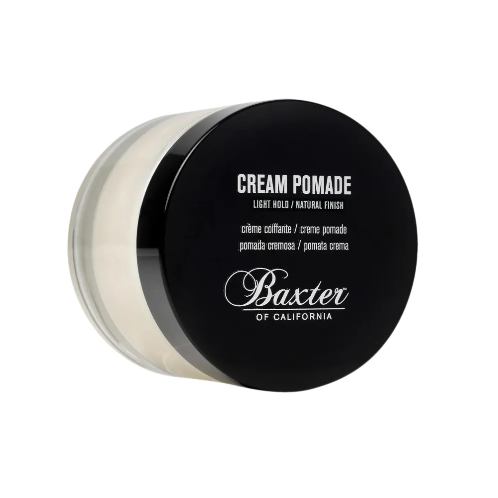 Baxter of California Cream Pomade for Men and Women, Natural Finish, Light Hold, Barbershop Quality, Smooths Classic Looks, Perfect for Texturizing Straight or Wavy Hair, 2 Ounce Baxter of California Cream Pomade for Men and Women, Natural Finish, Light Hold, Barbershop Quality, Smooths Classic Looks, Perfect for Texturizing Straight or Wavy Hair, 2 Ounce