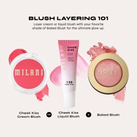 Milani Baked Blush, Powder Blush for Cheeks, Cruelty Free Makeup - Shape, Contour & Highlight Face for a Shimmery or Matte Finish -Dolce Pink Milani Baked Blush, Powder Blush for Cheeks, Cruelty Free Makeup - Shape, Contour & Highlight Face for a Shimmery or Matte Finish -Dolce Pink