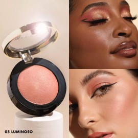 Milani Baked Blush, Powder Blush for Cheeks, Cruelty Free Makeup - Shape, Contour & Highlight Face for a Shimmery or Matte Finish -Luminoso Milani Baked Blush, Powder Blush for Cheeks, Cruelty Free Makeup - Shape, Contour & Highlight Face for a Shimmery or Matte Finish -Luminoso