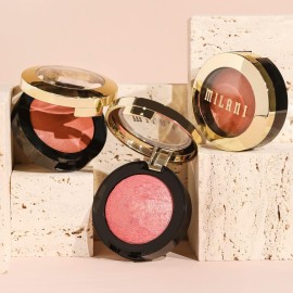 Milani Baked Blush, Powder Blush for Cheeks, Cruelty Free Makeup - Shape, Contour & Highlight Face for a Shimmery or Matte Finish -Luminoso Milani Baked Blush, Powder Blush for Cheeks, Cruelty Free Makeup - Shape, Contour & Highlight Face for a Shimmery or Matte Finish -Luminoso