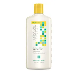 Andalou Naturals Sunflower and Citrus Brilliant Shine Shampoo, 11.5 Ounce