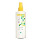 Andalou Naturals Brilliant Shine Hair Spray, Sunflower & Citrus, Styling and Hair Shine Spray with Medium hold, Tames Frizzy Hair & Flyaways, Quick Drying & Non-Sticky, Cruelty Free, 8.2 Fl Oz